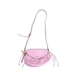Juicy Couture Baby Pink Vegan Leather Crossbody Purse Bag Womens Glam McBling